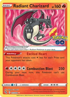 Radiant Charizard PGO 011/078